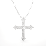 1/3  ctw Round Lab Grown Diamond Cross Pendant