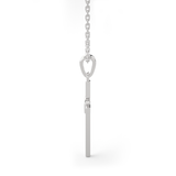 1/20  ctw Round Lab Grown Diamond Cross Pendant
