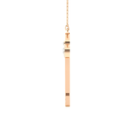 1/2  ctw Round Lab Grown Diamond Key Pendant