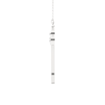 1/2  ctw Round Lab Grown Diamond Key Pendant