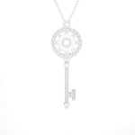 5/8 ctw Round Lab Grown Diamond Key Pendant