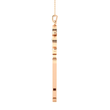 3/4  ctw Round Lab Grown Diamond Key Pendant