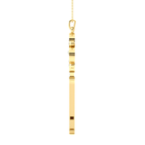 3/4  ctw Round Lab Grown Diamond Key Pendant
