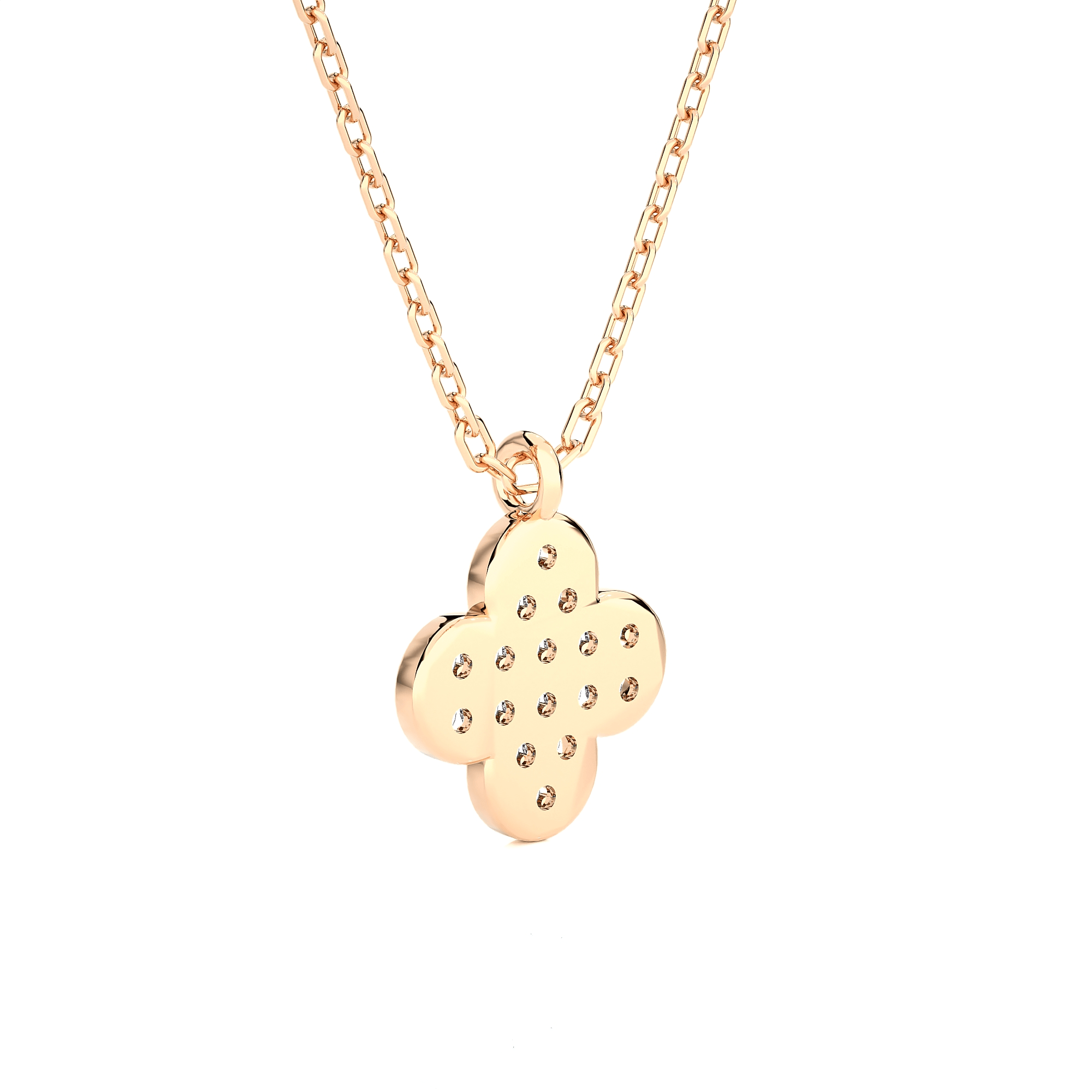 1/8  ctw Round Lab Grown Diamond Fashion Pendant