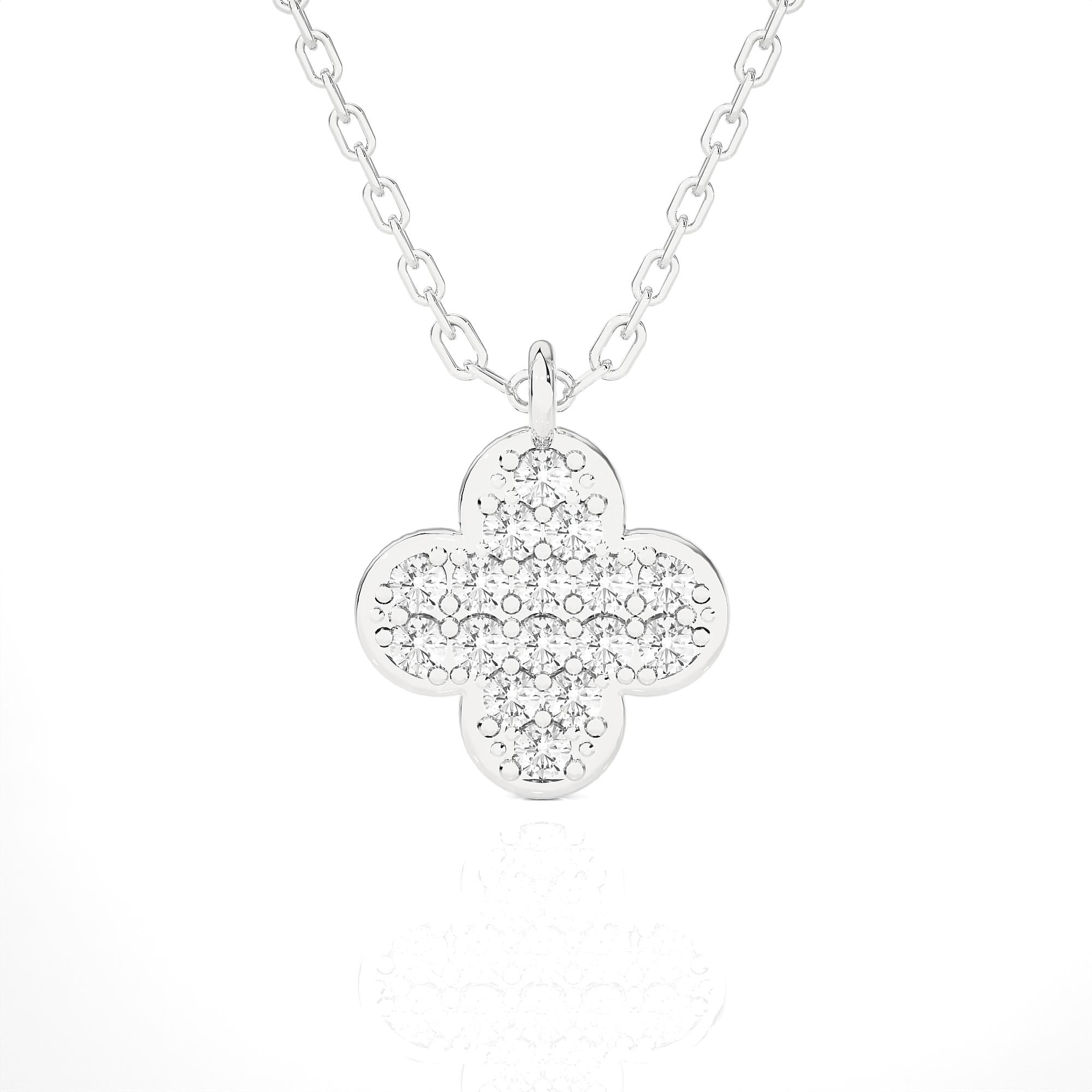 1/8  ctw Round Lab Grown Diamond Fashion Pendant
