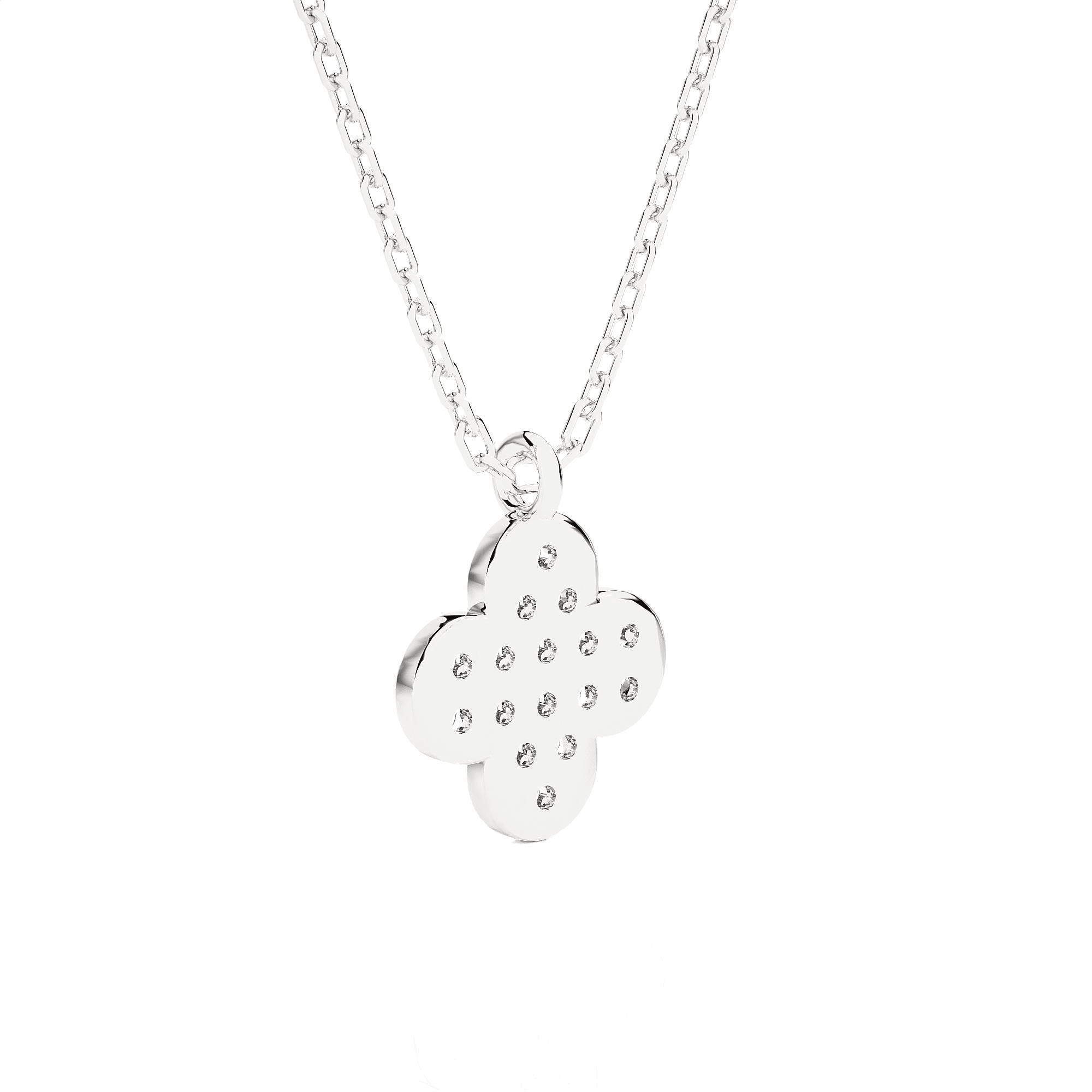 1/8  ctw Round Lab Grown Diamond Fashion Pendant