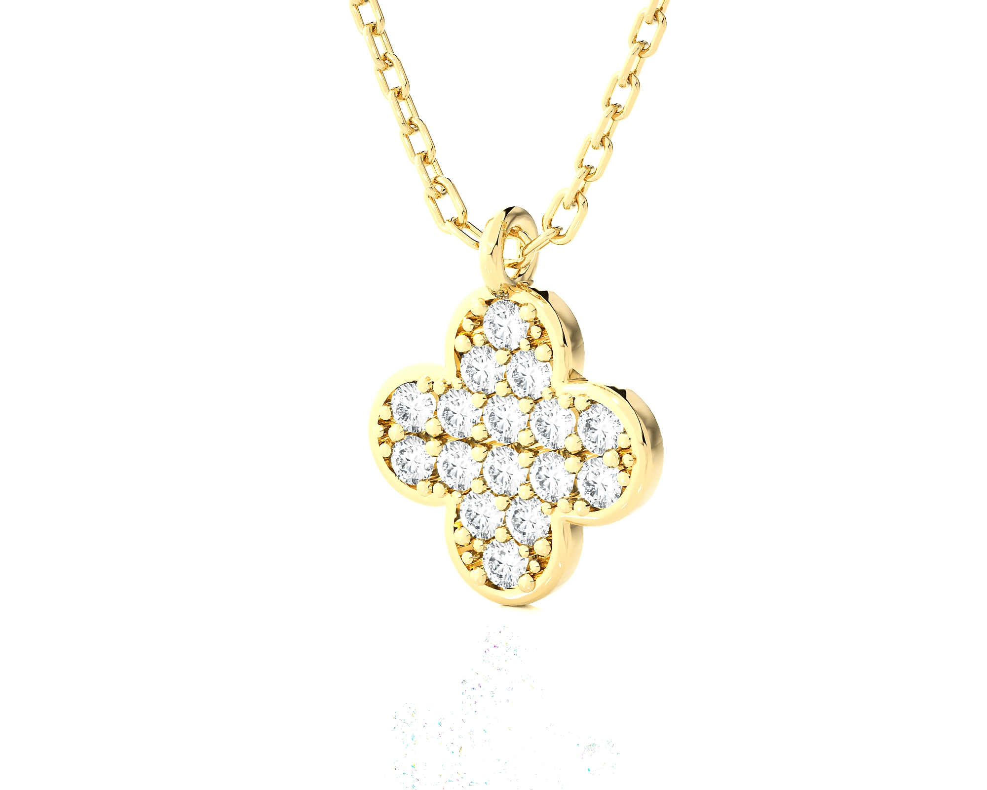 1/8  ctw Round Lab Grown Diamond Fashion Pendant