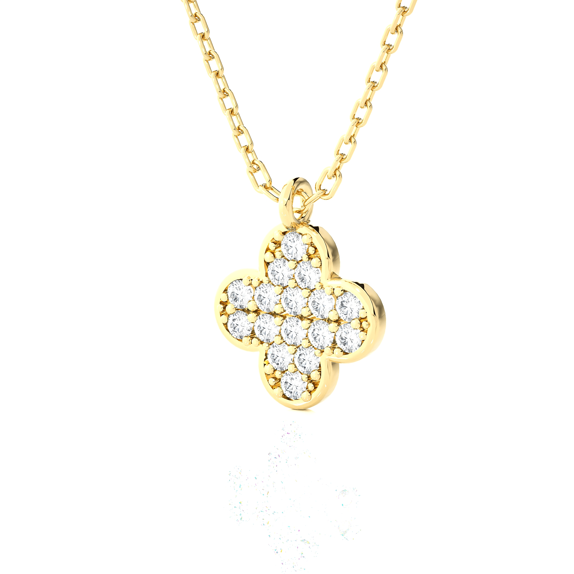 1/8  ctw Round Lab Grown Diamond Fashion Pendant