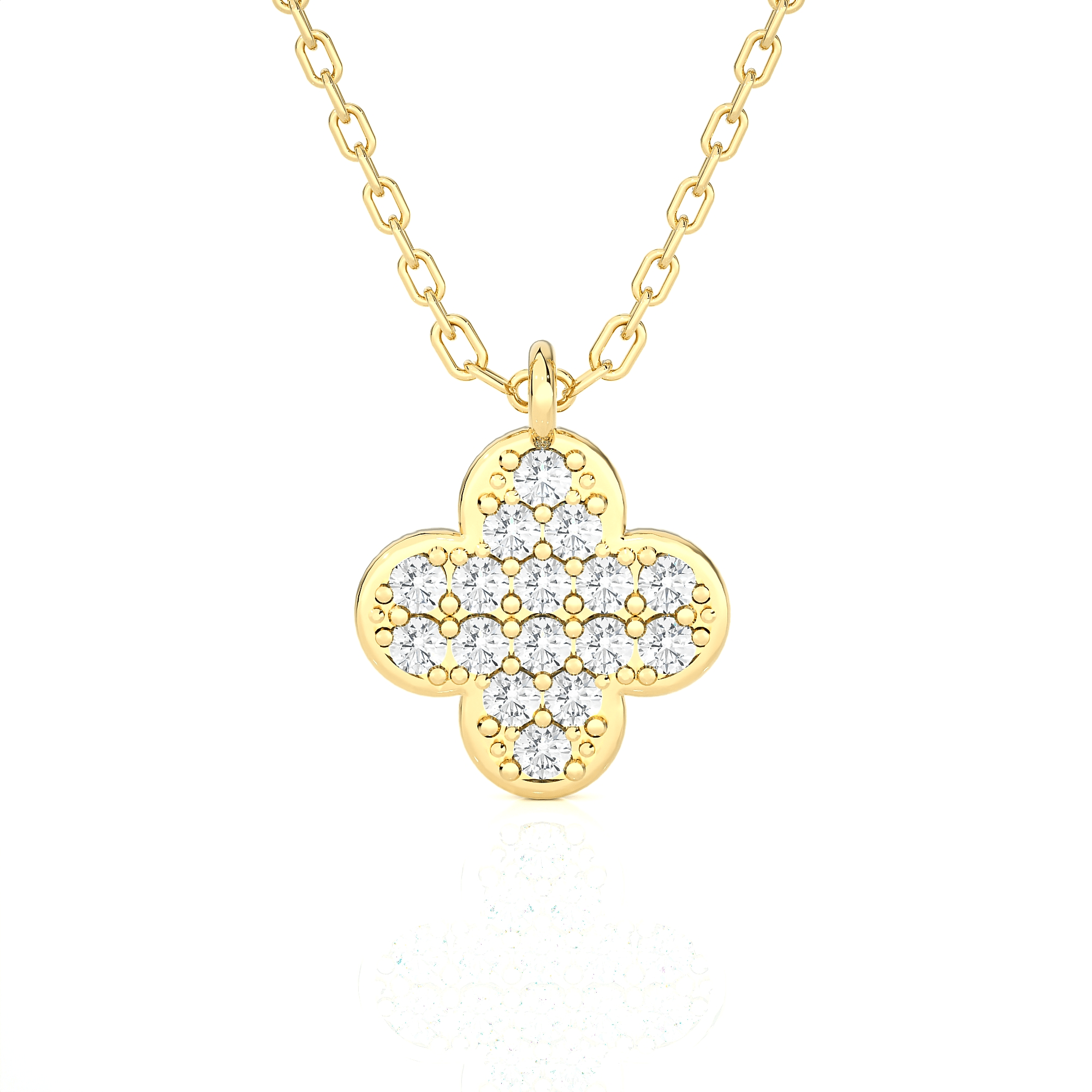1/8  ctw Round Lab Grown Diamond Fashion Pendant