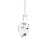 3/8  ctw Round Lab Grown Diamond Solitaire Pendant
