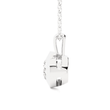 3/8  ctw Round Lab Grown Diamond Solitaire Pendant