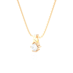 1/2  ctw Round Lab Grown Diamond Solitaire Pendant