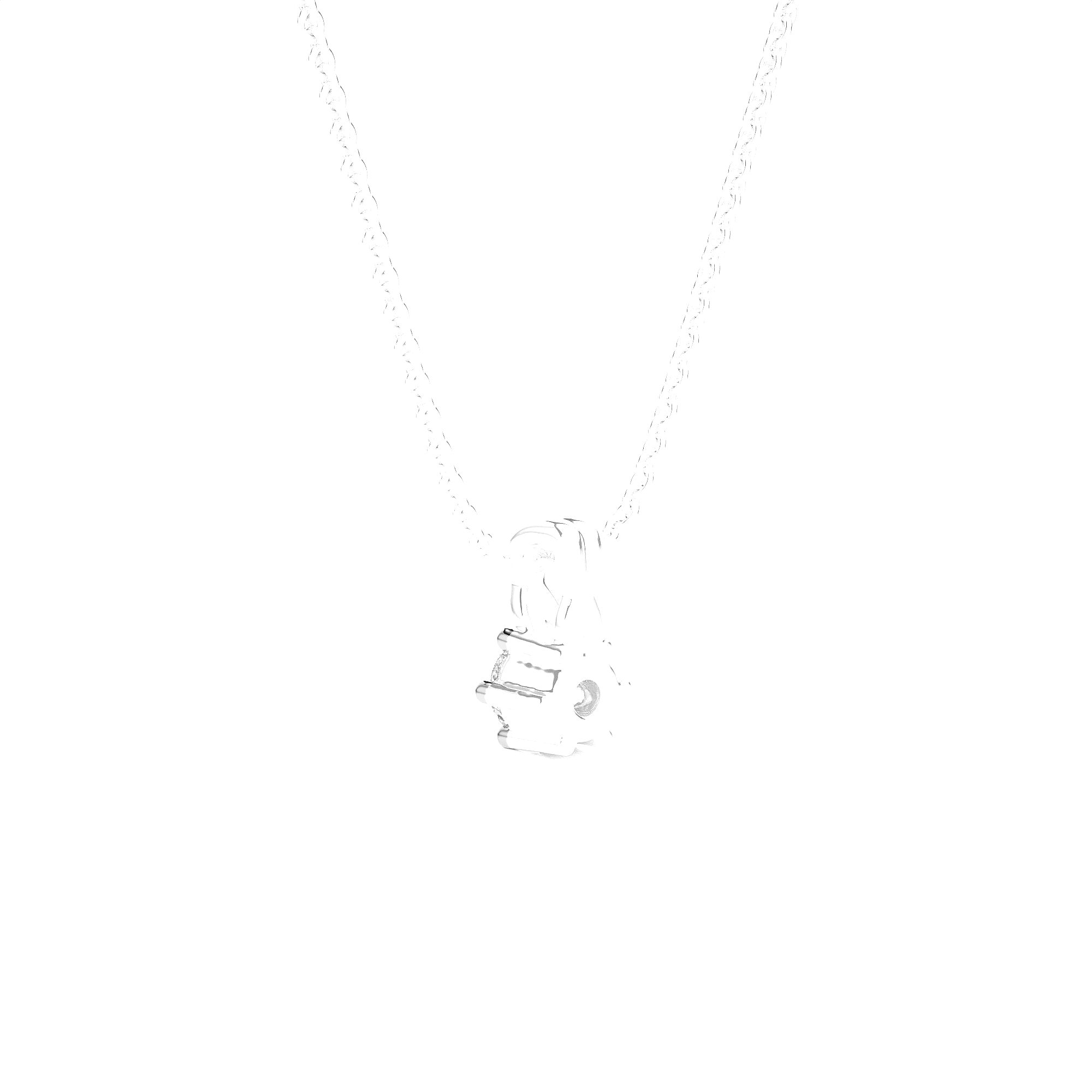 1/2  ctw Round Lab Grown Diamond Solitaire Pendant