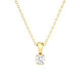 1/6  ctw Round Lab Grown Diamond Solitaire Pendant