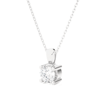 1/5  ctw Round Lab Grown Diamond Solitaire Pendant