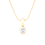 1/6  ctw Round Lab Grown Diamond Solitaire Pendant