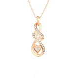 1/8  ctw Round Lab Grown Diamond Fashion Pendant