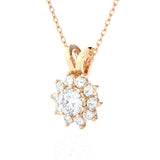 Round Lab Grown Diamond Fashion Pendant