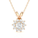 Round Lab Grown Diamond Fashion Pendant