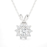 Round Lab Grown Diamond Fashion Pendant