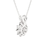 Round Lab Grown Diamond Fashion Pendant