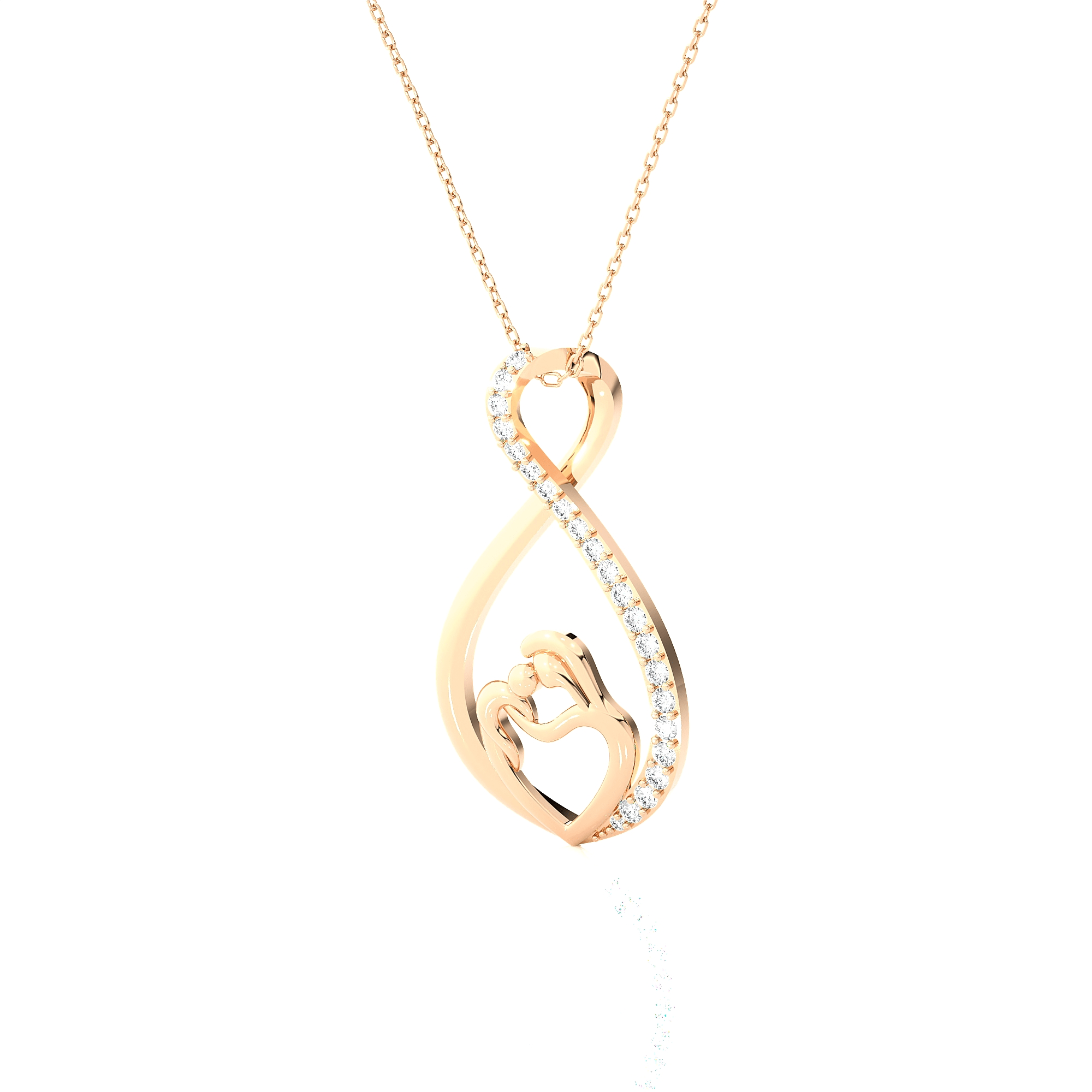 1/4  ctw Round Lab Grown Diamond Fashion Pendant