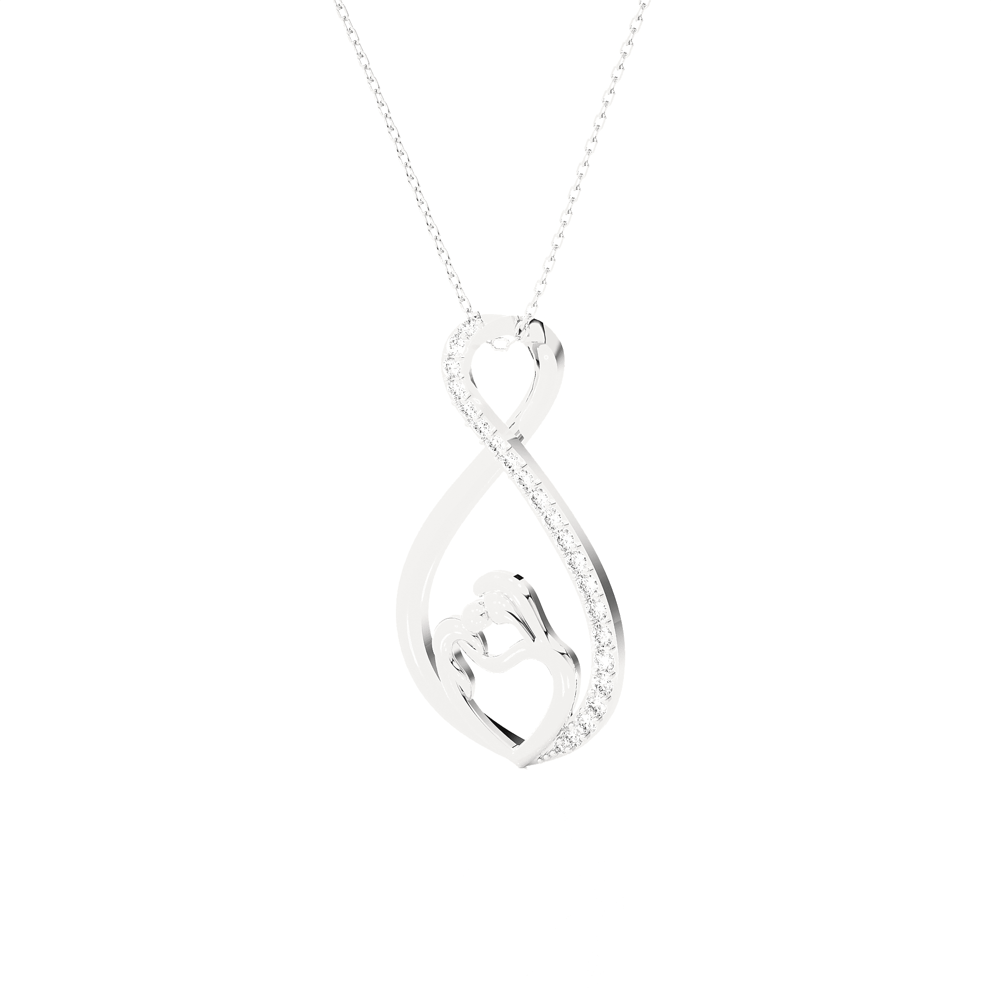 1/4  ctw Round Lab Grown Diamond Fashion Pendant