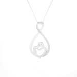 1/4  ctw Round Lab Grown Diamond Fashion Pendant
