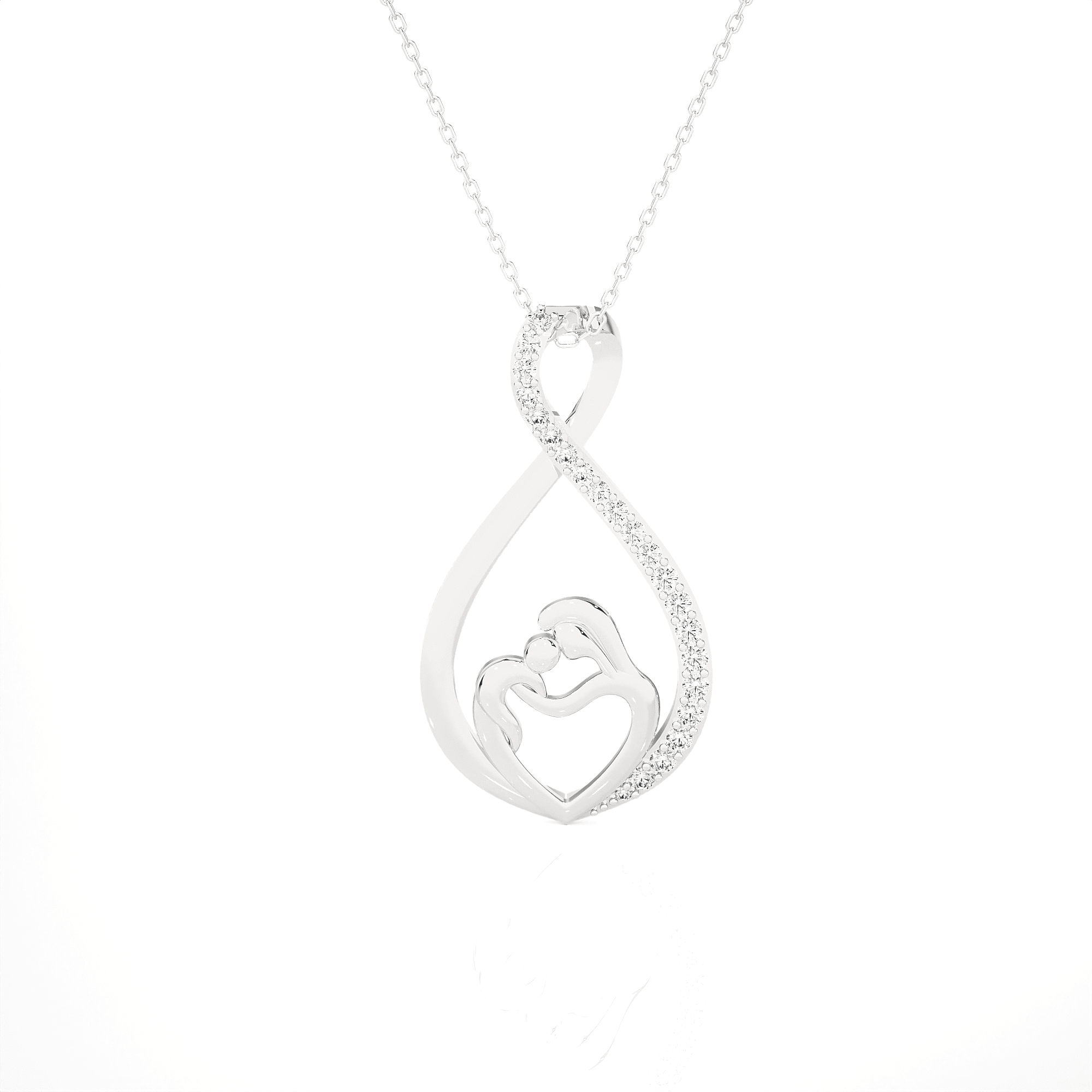 1/4  ctw Round Lab Grown Diamond Fashion Pendant