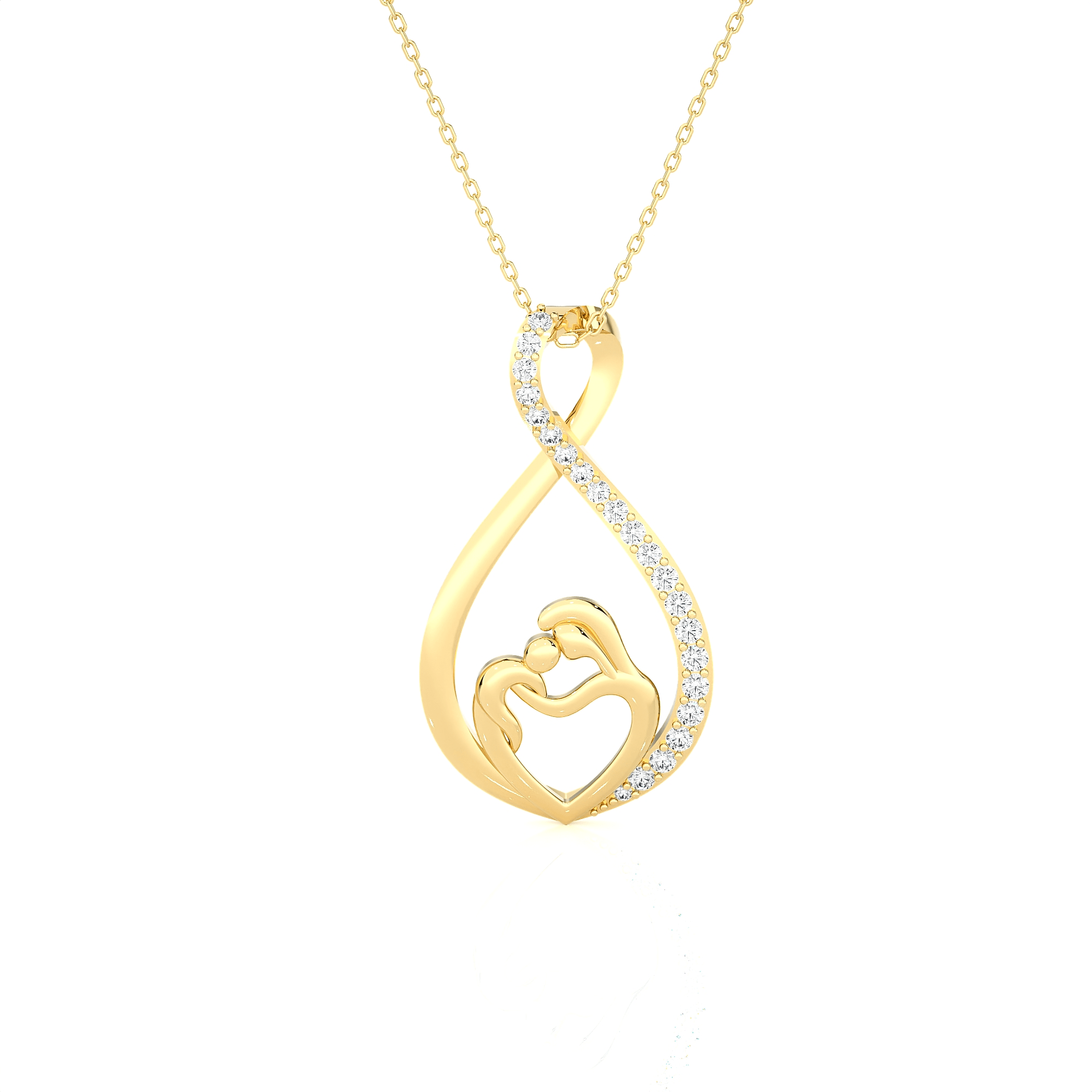 1/4  ctw Round Lab Grown Diamond Fashion Pendant