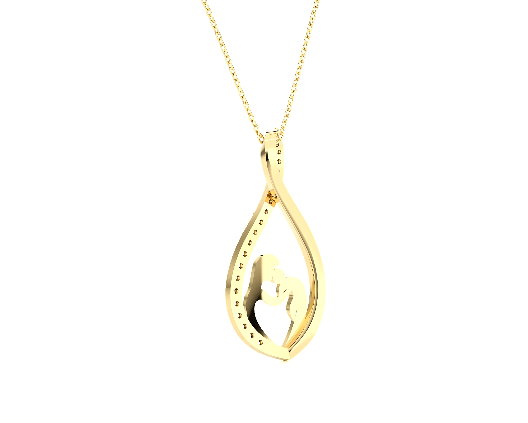 1/4  ctw Round Lab Grown Diamond Fashion Pendant