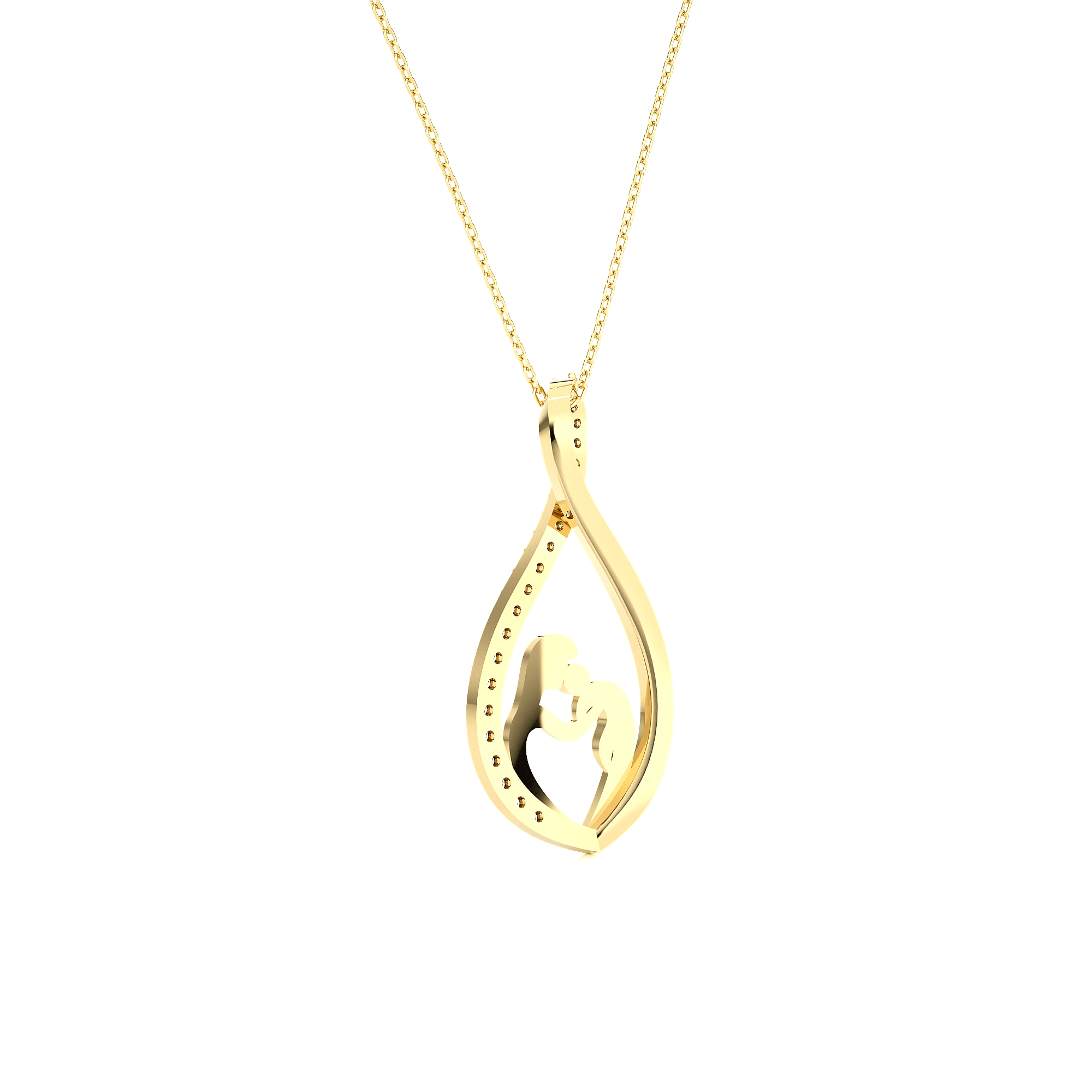 1/4  ctw Round Lab Grown Diamond Fashion Pendant
