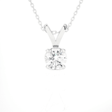 3/4  ctw Round Lab Grown Diamond Solitaire Pendant
