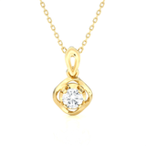1/4  ctw Round Lab Grown Diamond Solitaire Pendant