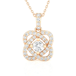 3/4  ctw Round Lab Grown Diamond Fashion Pendant
