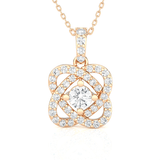 3/4  ctw Round Lab Grown Diamond Fashion Pendant