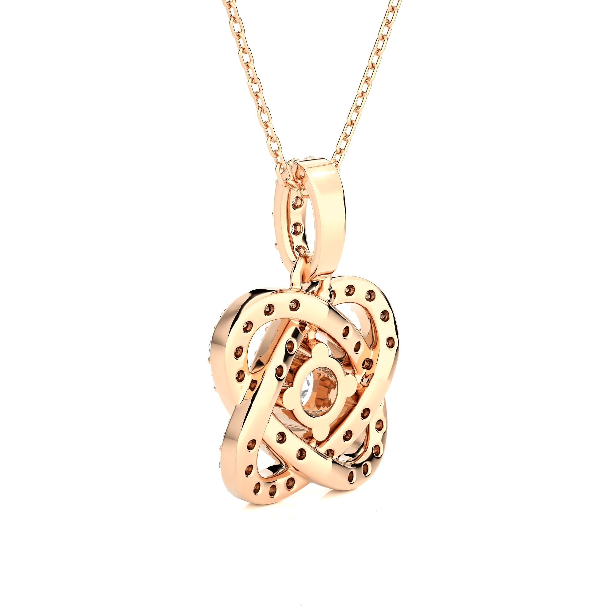 3/4  ctw Round Lab Grown Diamond Fashion Pendant