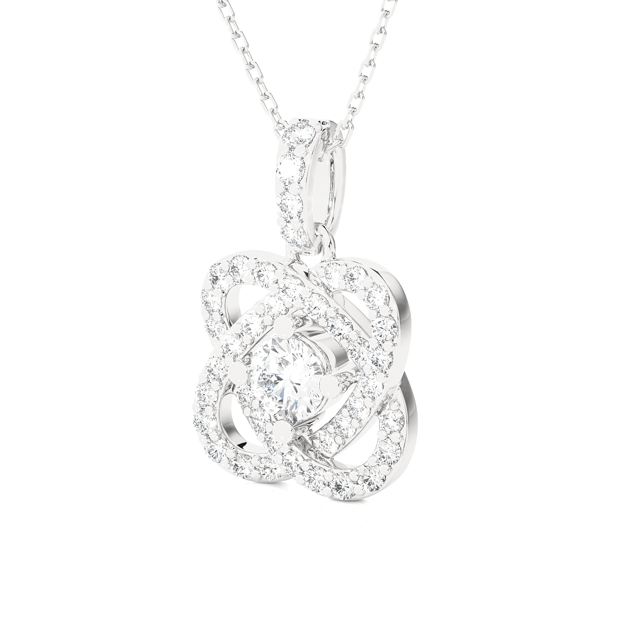 3/4  ctw Round Lab Grown Diamond Fashion Pendant