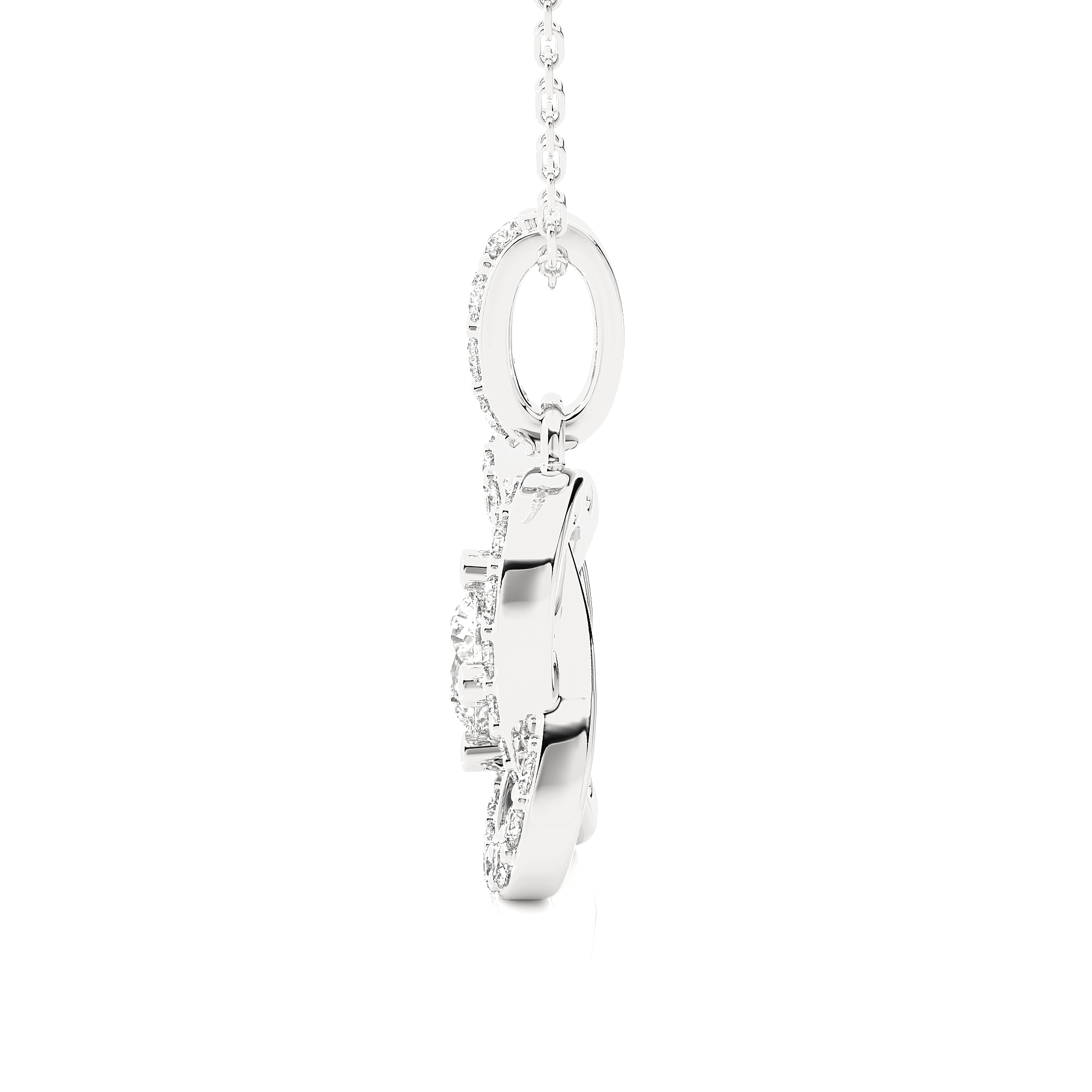 3/4  ctw Round Lab Grown Diamond Fashion Pendant