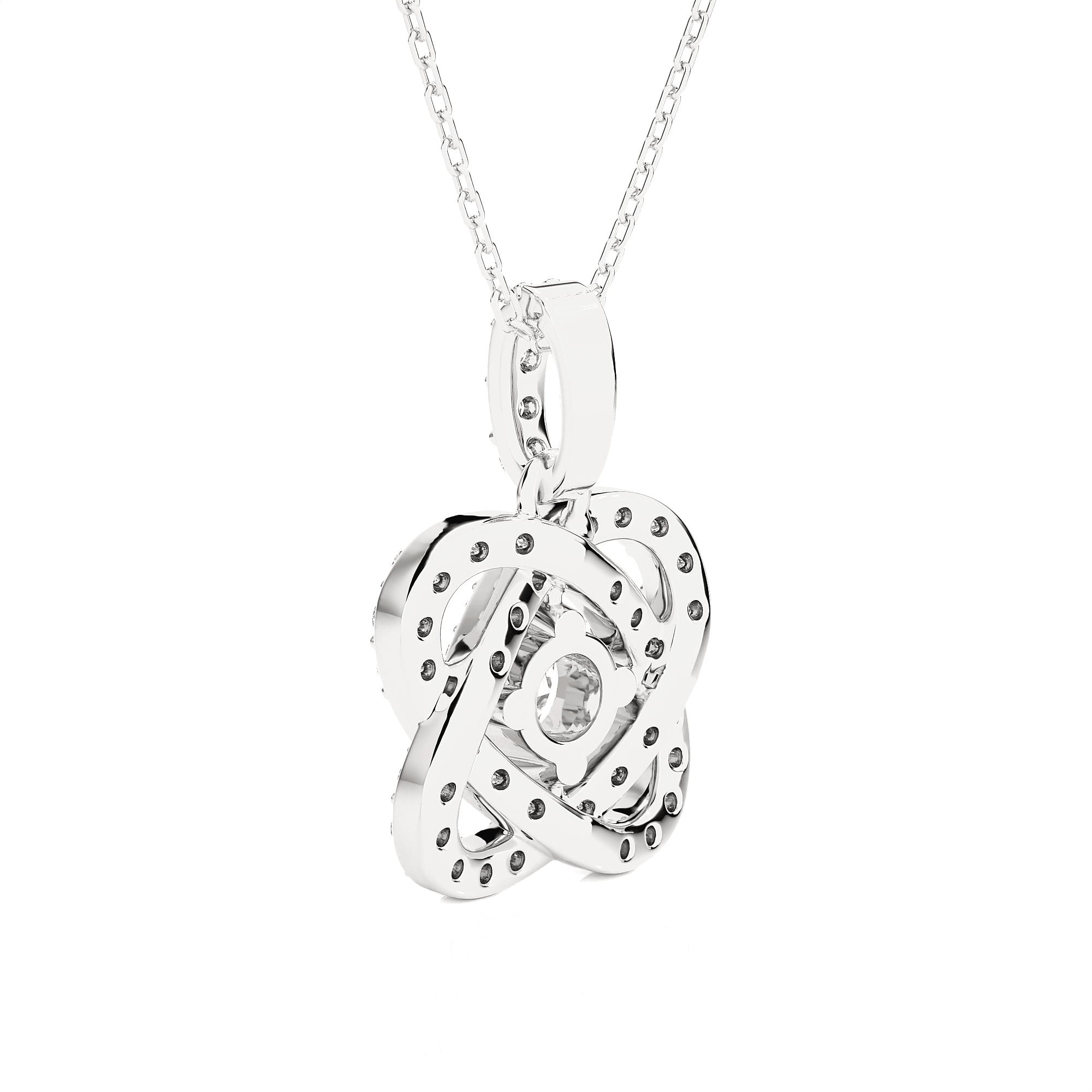 3/4  ctw Round Lab Grown Diamond Fashion Pendant
