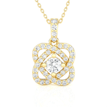 3/4  ctw Round Lab Grown Diamond Fashion Pendant