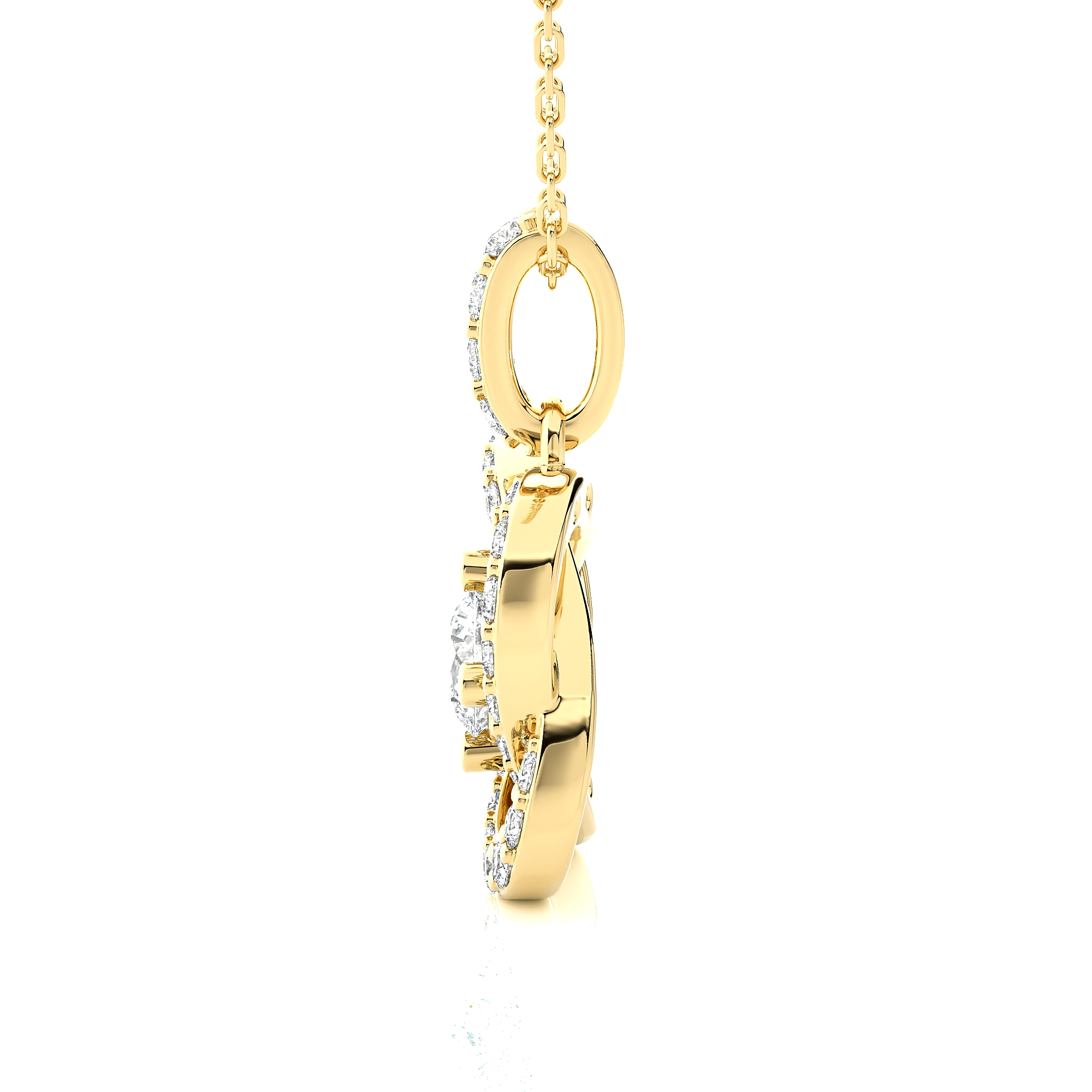 3/4  ctw Round Lab Grown Diamond Fashion Pendant