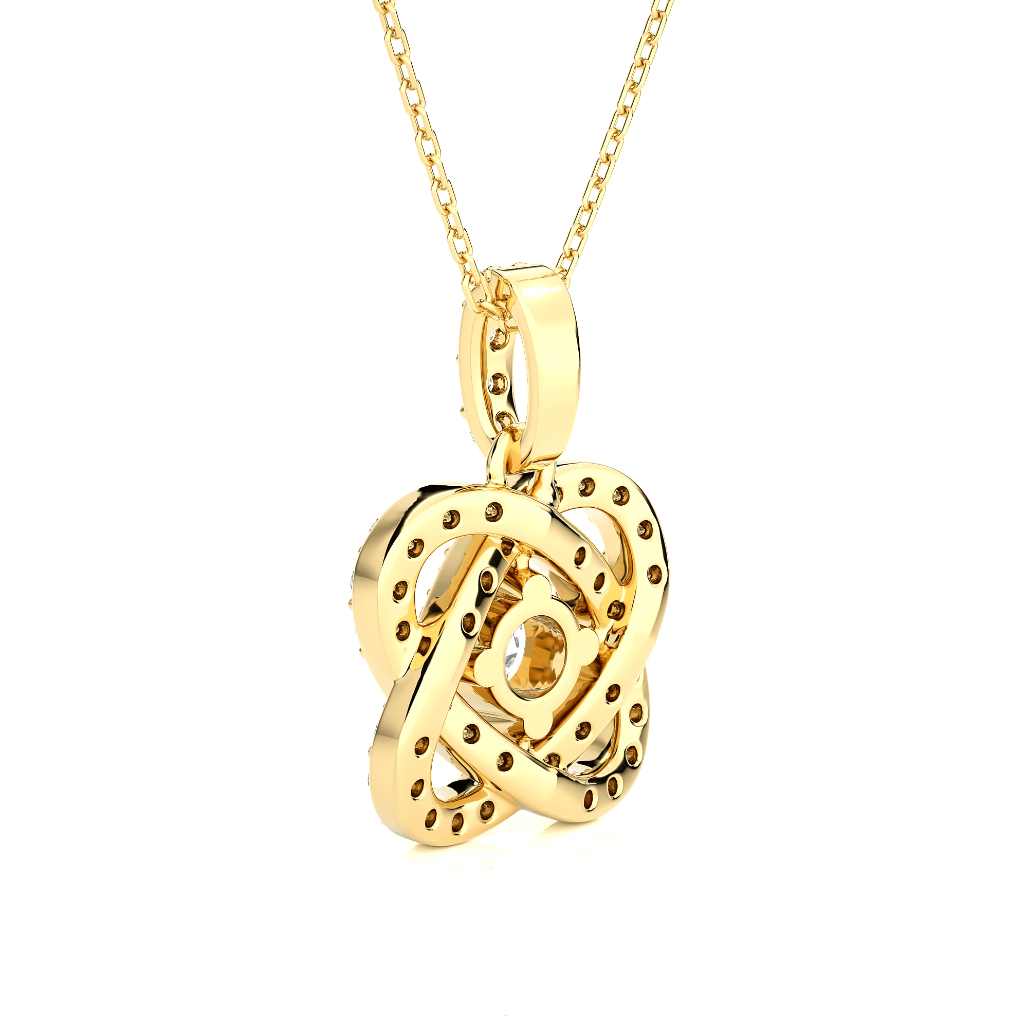 3/4  ctw Round Lab Grown Diamond Fashion Pendant