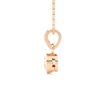 1/2  ctw Round Lab Grown Diamond Solitaire Pendant