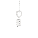 1/2  ctw Round Lab Grown Diamond Solitaire Pendant