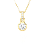 1/2  ctw Round Lab Grown Diamond Solitaire Pendant