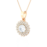 1 1/3 ctw Round Lab Grown Diamond Fashion Pendant