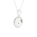 1 1/3 ctw Round Lab Grown Diamond Fashion Pendant