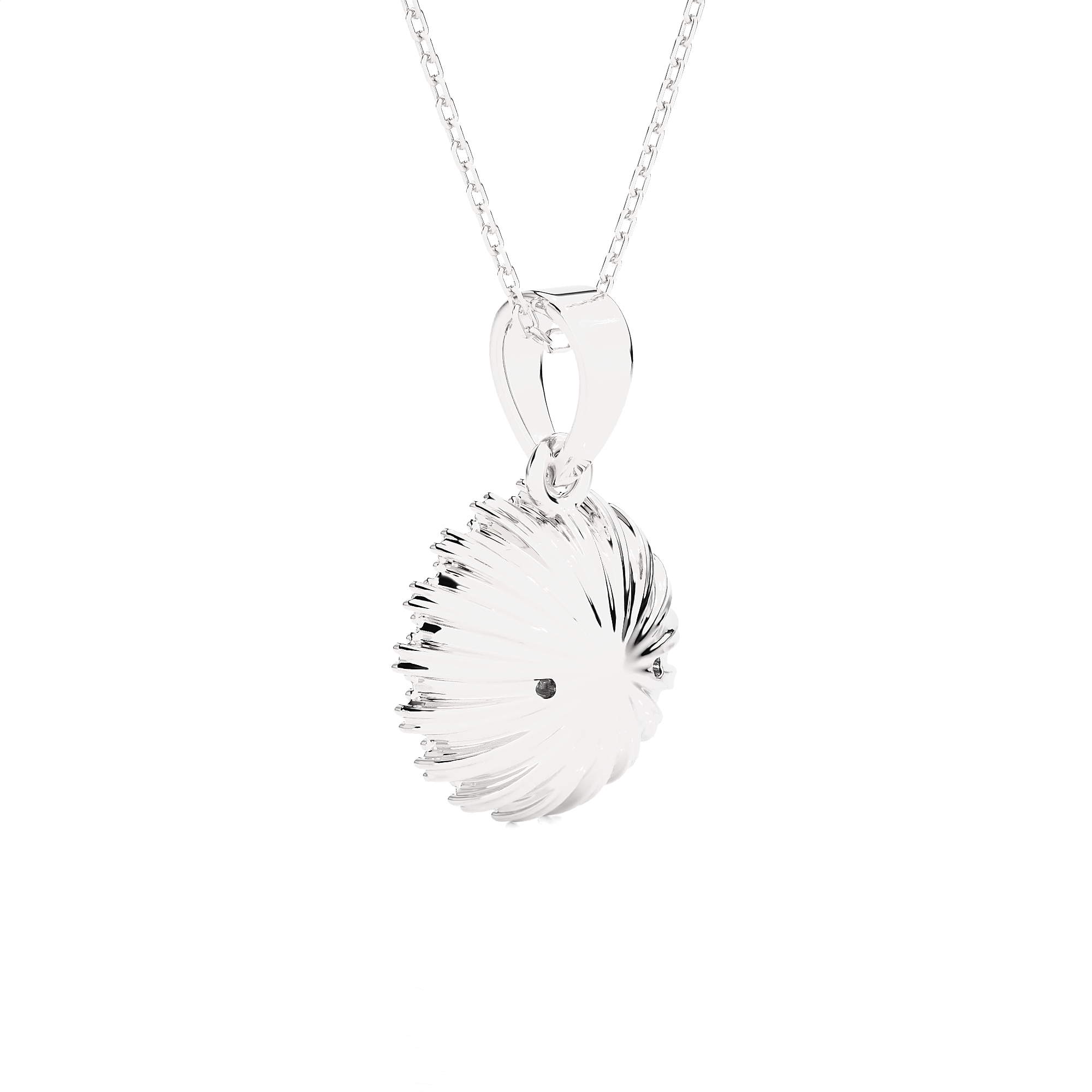 1 1/3 ctw Round Lab Grown Diamond Fashion Pendant