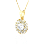 1 1/3 ctw Round Lab Grown Diamond Fashion Pendant